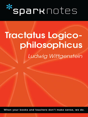 cover image of Tractatus Logico-philosophicus (SparkNotes Philosophy Guide)